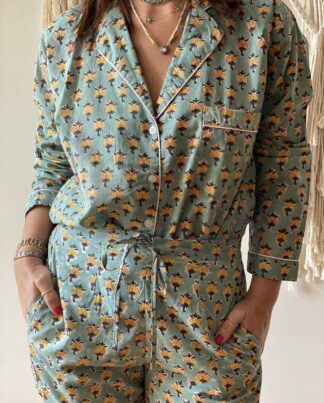 Pyjama Douceur Azur Porté