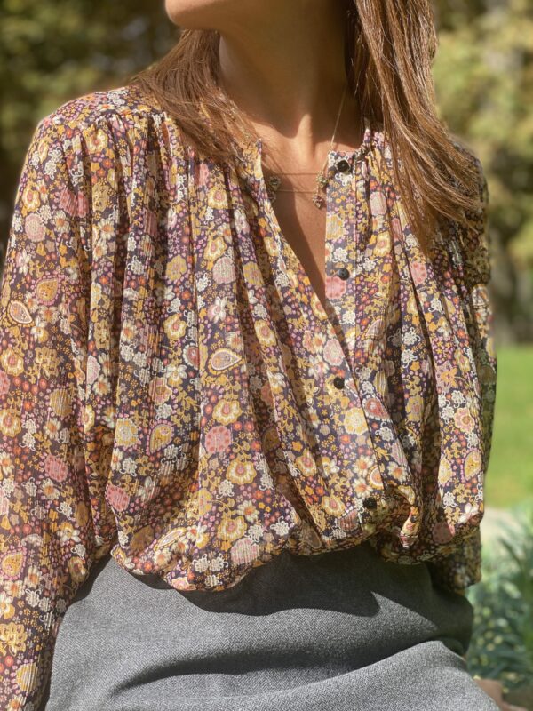 Blouse imprimée fleurs Loved