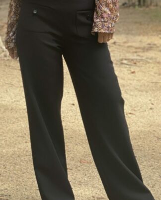 Pantalon Palazzo Noir
