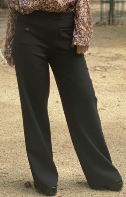 Pantalon Palazzo Noir