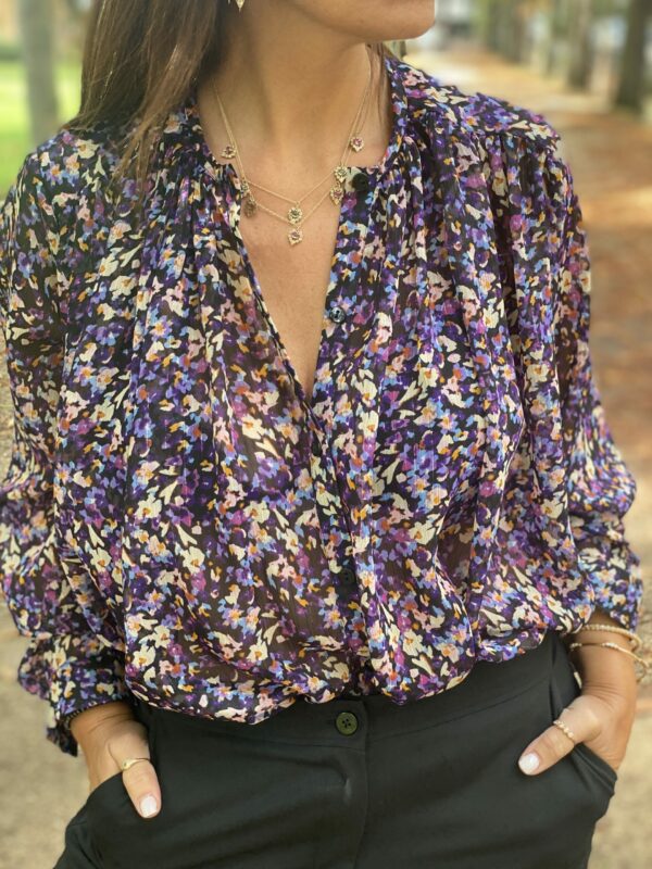 Blouse imprimée fleurs Loved