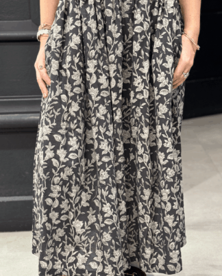 Jupe en coton imprimé