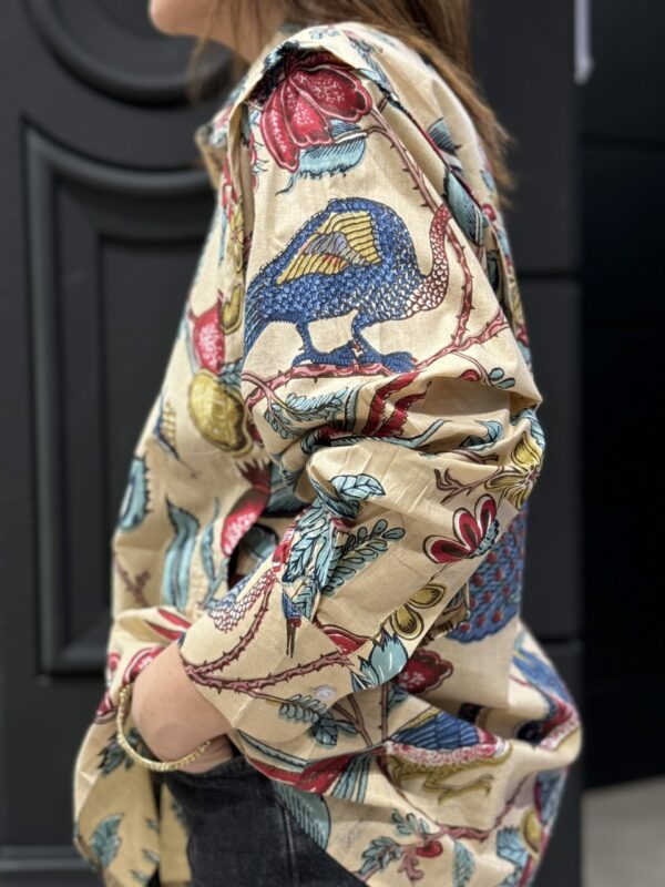 Chemise imprimée en coton