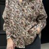 Chemise imprimée en coton