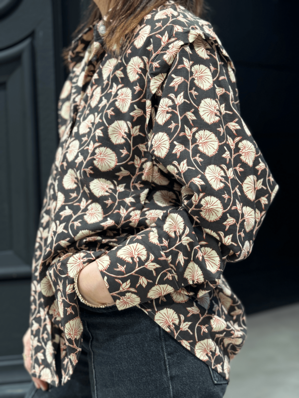 Chemise imprimée en coton