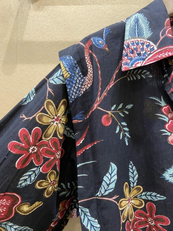 Chemise imprimée en coton
