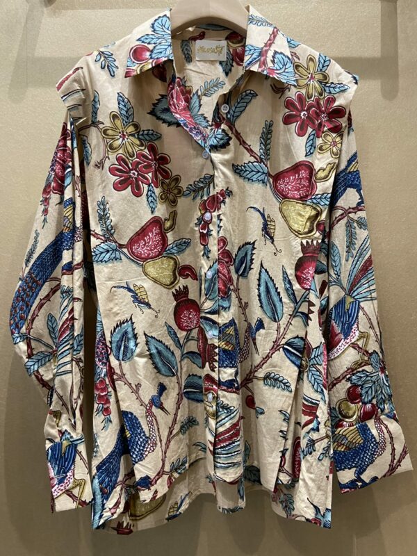 Chemise imprimée en coton