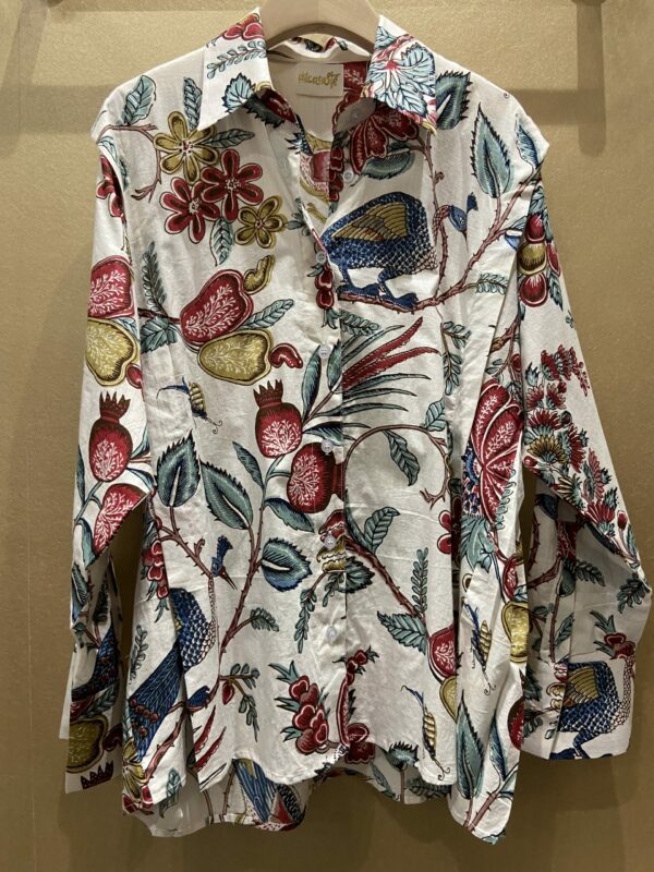 Chemise imprimée en coton