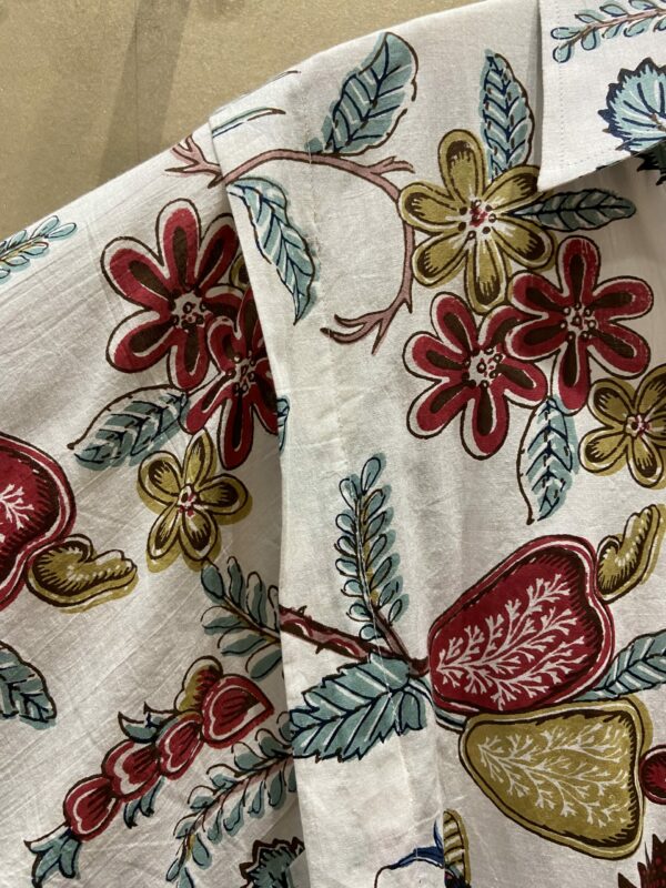 Chemise imprimée en coton