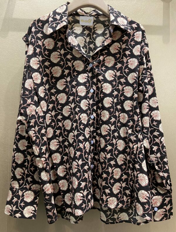 Chemise imprimée en coton
