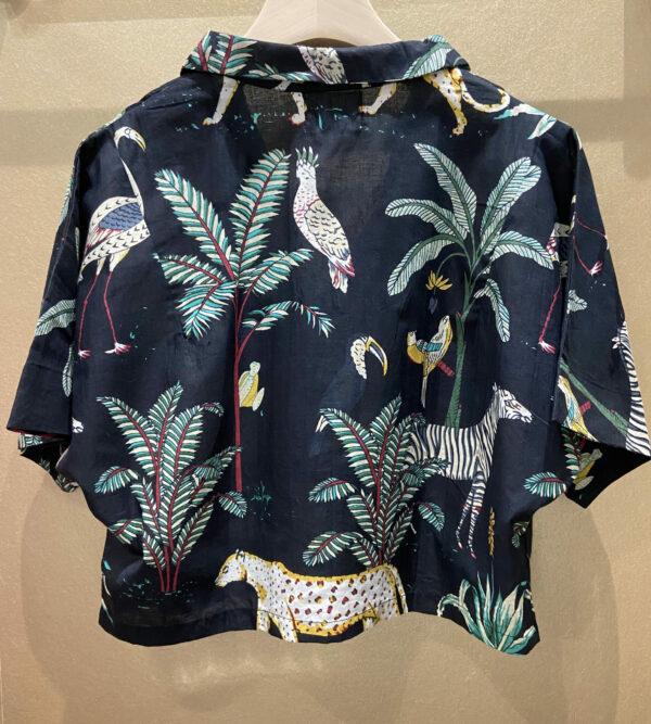 Chemise Safari Noir