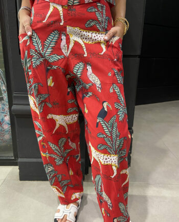 Pantalon Exotique Rouge