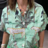 Chemise Safari vert d'Eau