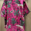 Chemise exotique rose foncé 2