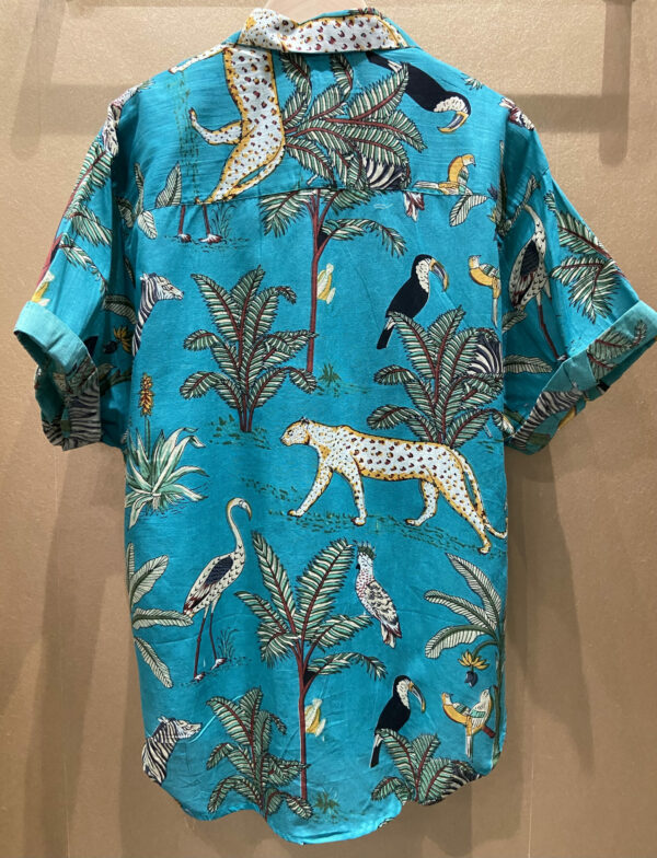 Chemise Exotique Bleu