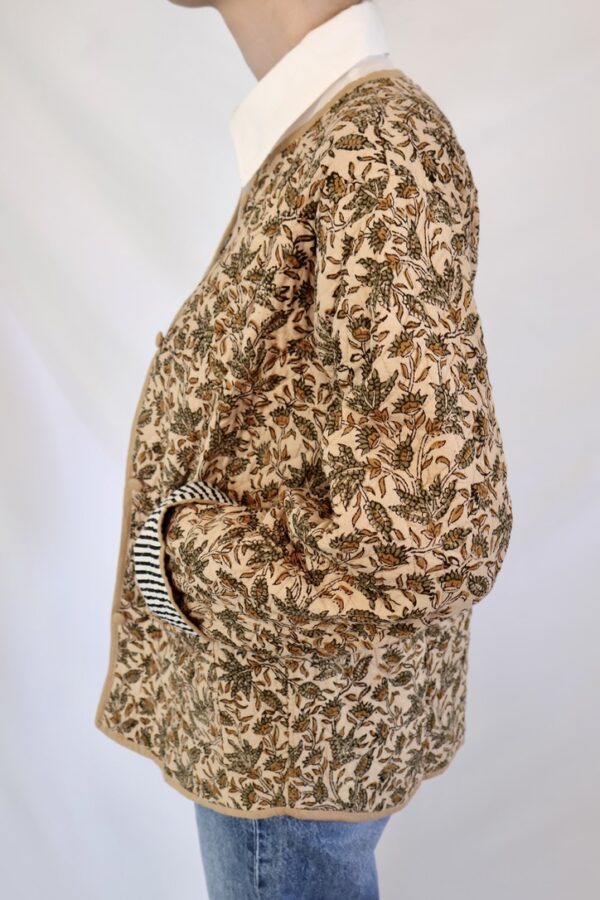 Veste Floraison Dorée