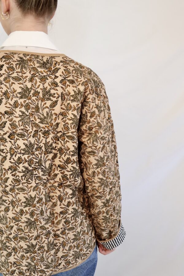 Veste Floraison Dorée