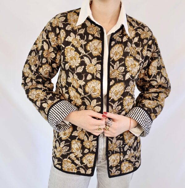 Veste Nocturne Florale