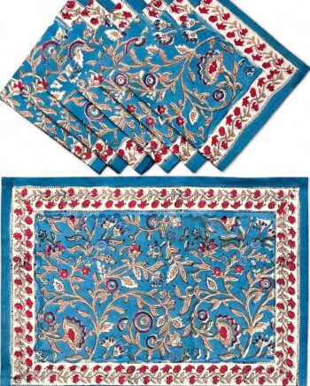 Sets de table & serviettes Bleu Royal