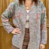 Veste Neela - Cachemire Longue Col V - Modèle Stéphanie