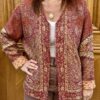 Veste Tara - Cachemire Longue Col V - Modèle Stéphanie