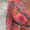 Robe Longue Portefeuille Amara - aux manches longues. Couleur Rose Corail 2