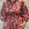 Robe Longue Padma - aux manches longues Couleur Rouge 2