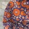 Robe Longue Padma - aux manches longues smockée. Couleur Violette 4