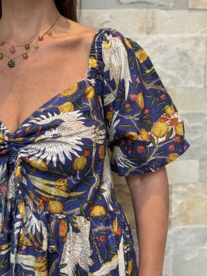 Robe Anaya Majesté - Robe longue aux manches courtes violette