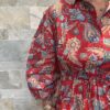 Robe Longue Padma - aux manches longues Couleur Rouge 3