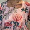 Robe Longue Tara - aux manches longues. Col Bateau. Couleur Rose 4