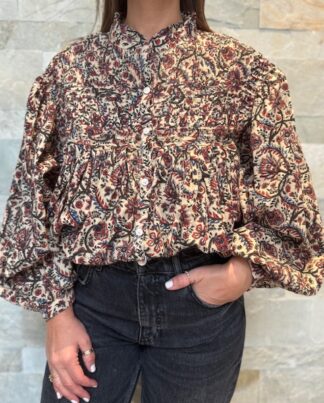 Blouse Kiran - Blouse en coton, taille unique