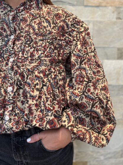 Blouse Kiran - Blouse en coton, taille unique 2