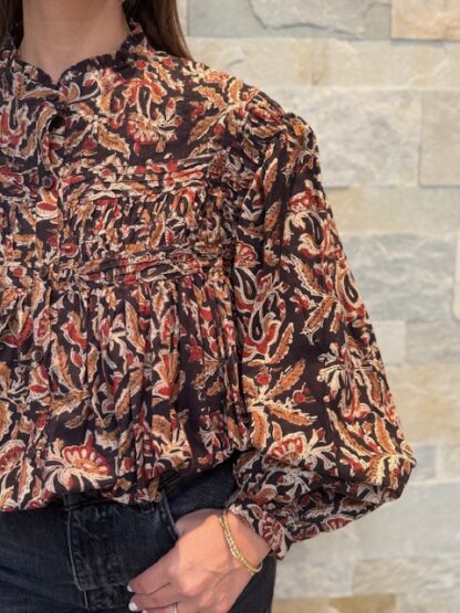 Blouse Yamuna - Blouse en coton, taille unique. 3
