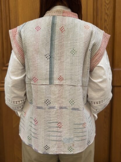 Dos Veste Lavanya Brodée Sans Manches