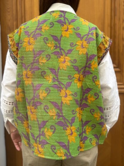 Dos de la veste Reva Brodée Sans Manches