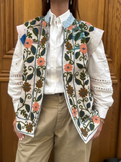 Veste Vaani Brodée Sans manches