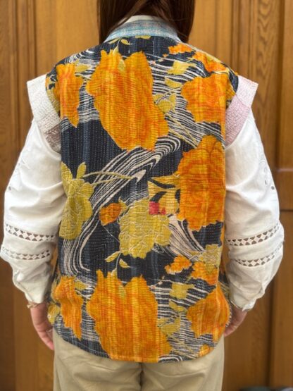 Dos Veste Vaani Brodée Sans Manches