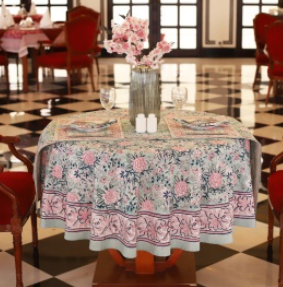 Nappe Diya, une nappe ronde de 150 cm